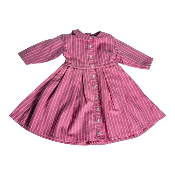 American Girl Addy Meet Outfit Doll Dress Black Socks Shoes Bloomers 1st Edition - Picture 5 of 12